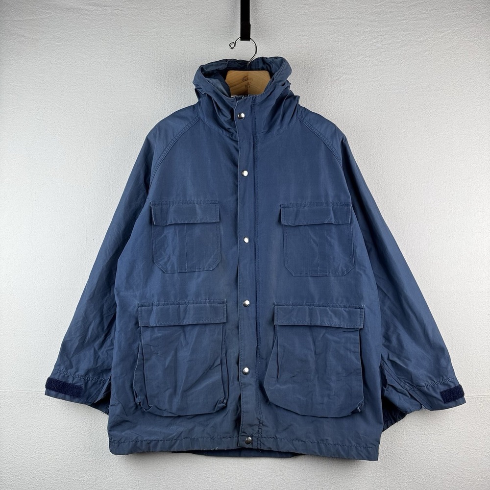 70's Vtg LL Bean Mens M Baxter State Park Windbreaker Jacket *Distressed‎